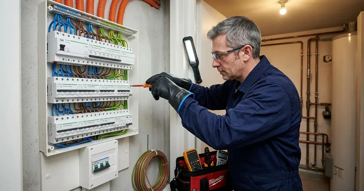 Schéma électrique résidentiel : symboles & lecture à Senlis 2026